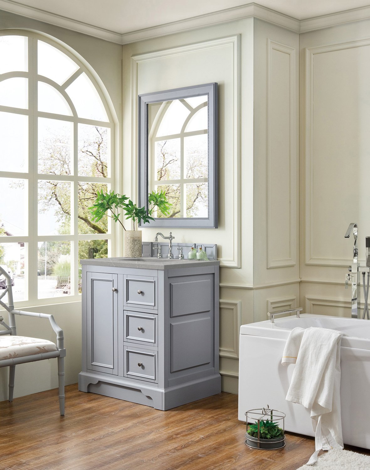 best quality bathroom vanities James Martin Vanity Silver Gray Modern