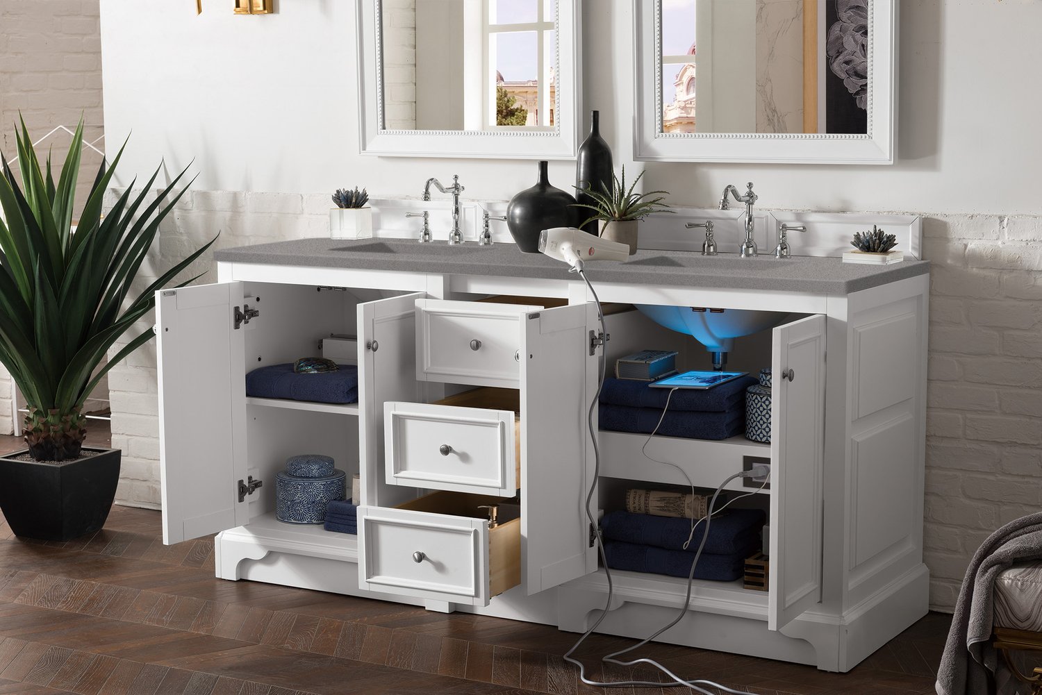 30 bathroom vanities with tops James Martin Vanity Bright White Modern