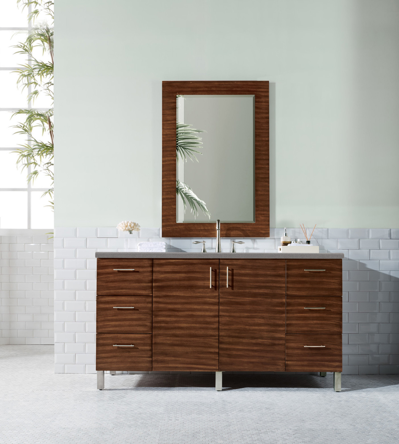 design house vanity tops James Martin Vanity American Walnut Contemporary/Modern, Transitional