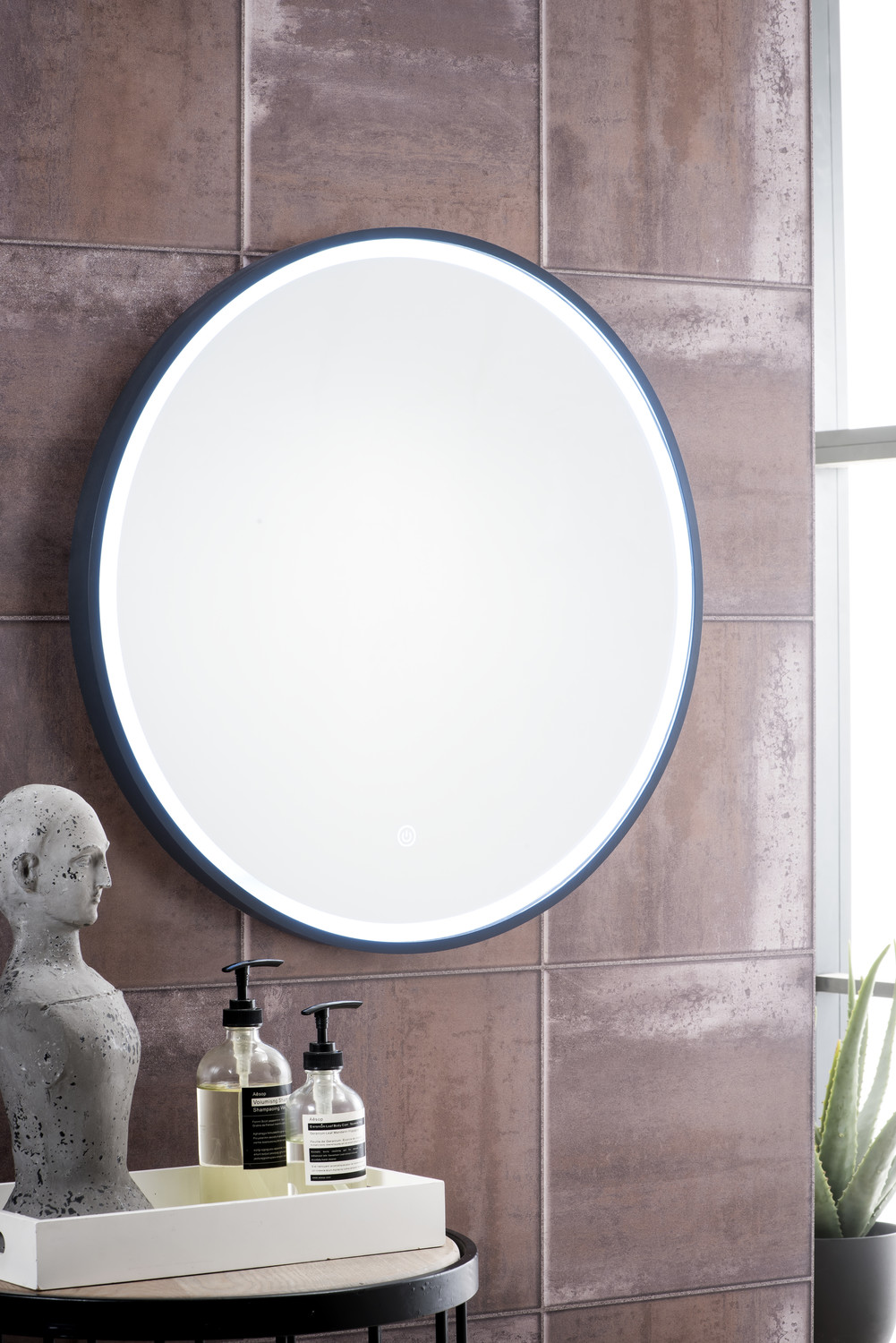 wood frame vanity mirror James Martin Mirror