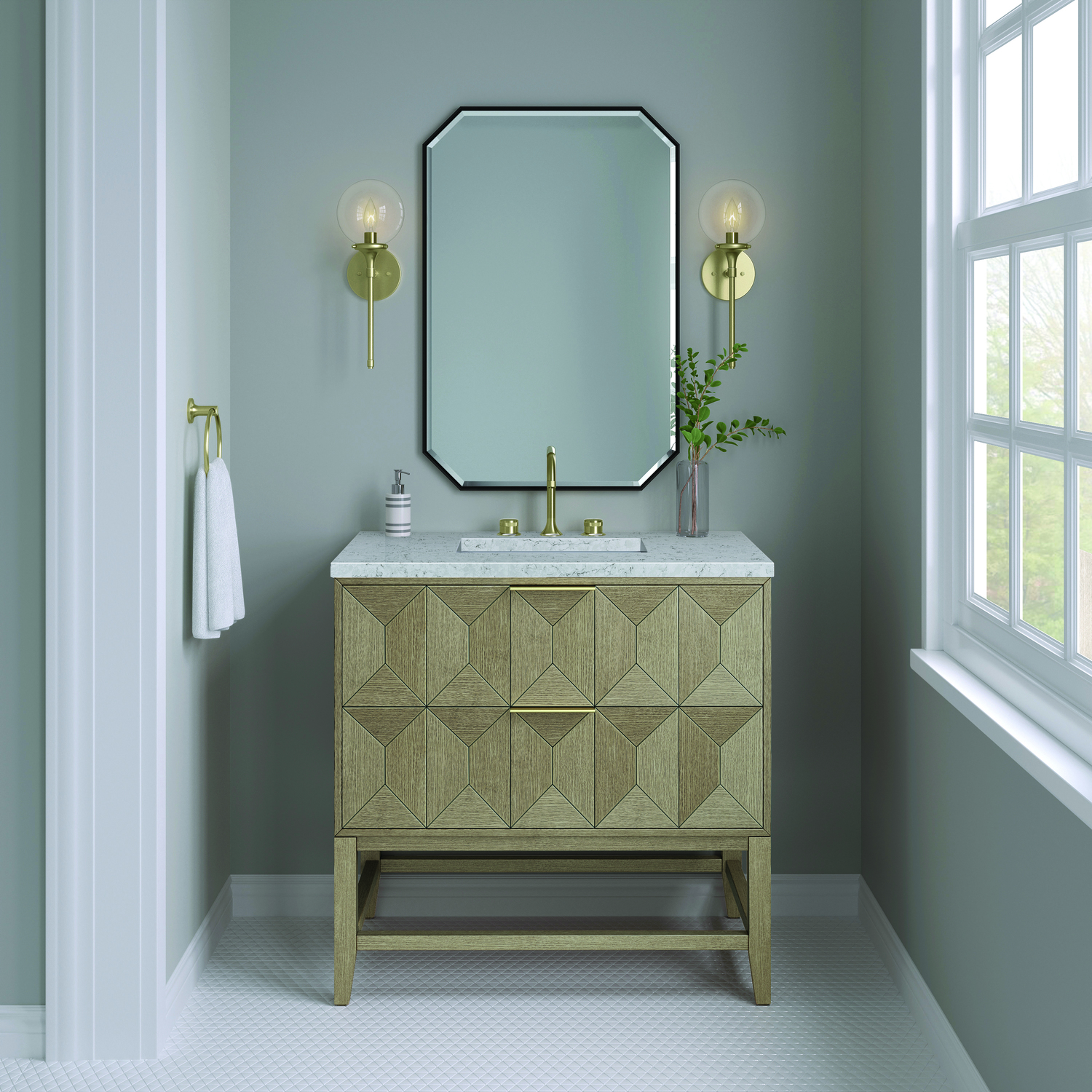 bathroom vanities for sale by owner James Martin Vanity Pebble Oak Modern