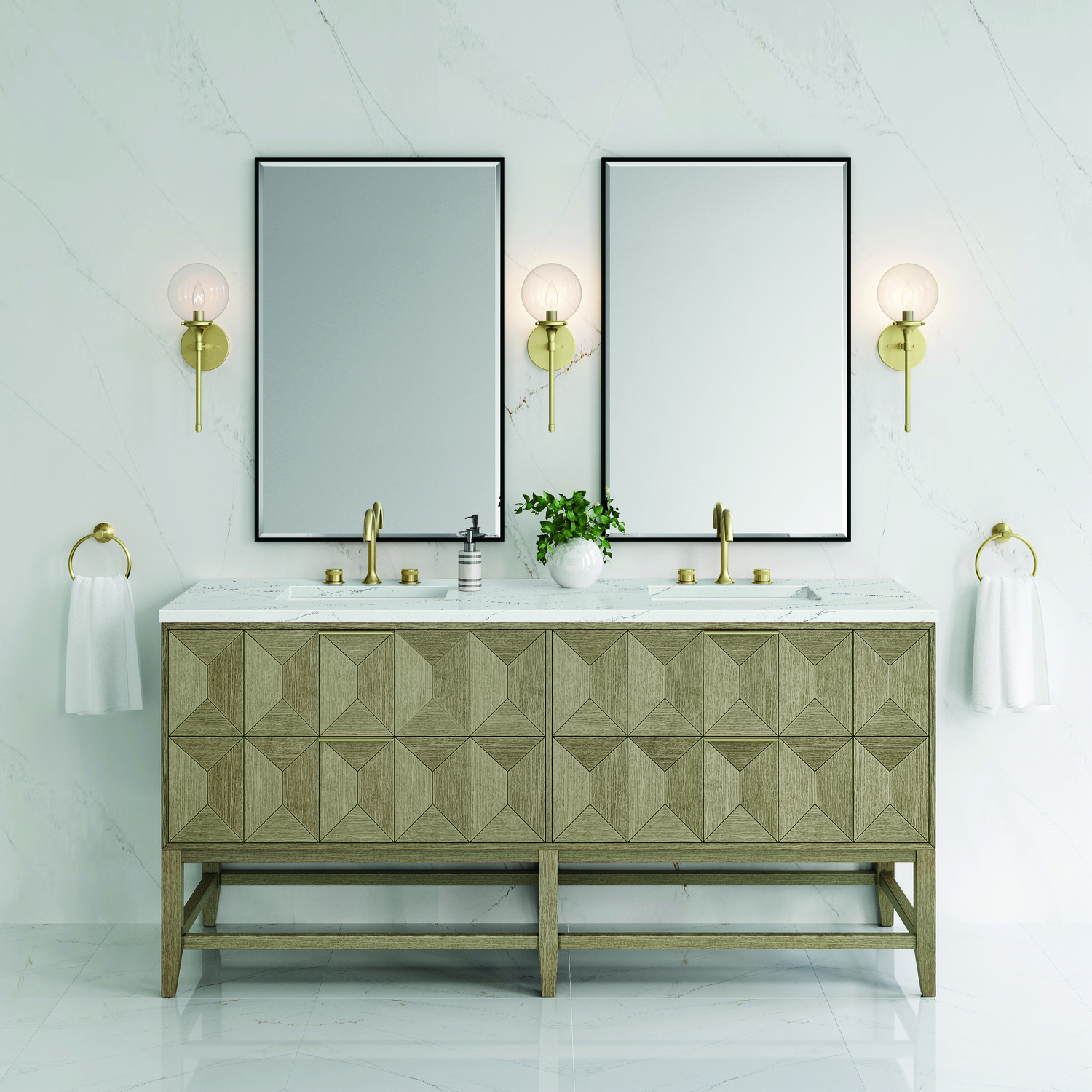30 inch bathroom cabinet James Martin Vanity Pebble Oak Modern