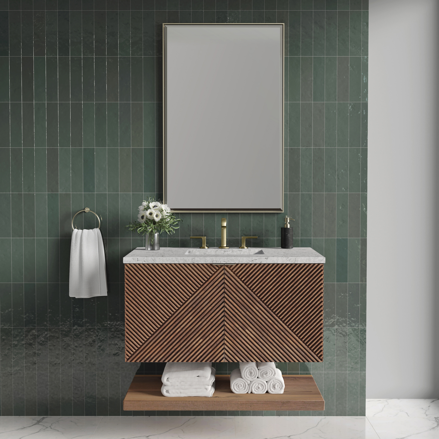 60 rustic bathroom vanity James Martin Vanity Chestnut Modern