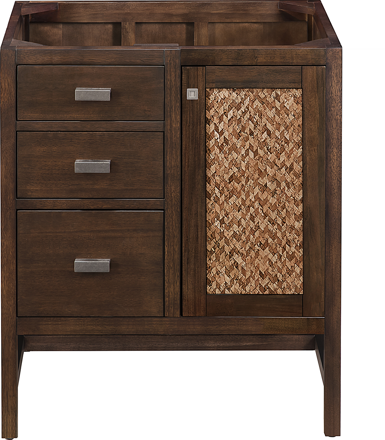 60 bathroom vanity without top James Martin Cabinet Mid-Century Acacia Traditional, Transitional