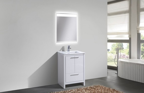 dark bathroom cabinets KubeBath White