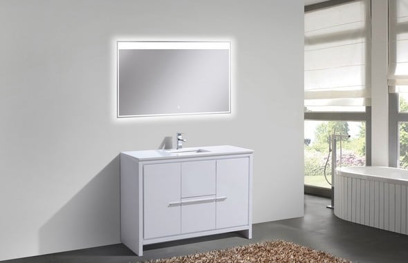 top can vanity KubeBath Bathroom Vanities White
