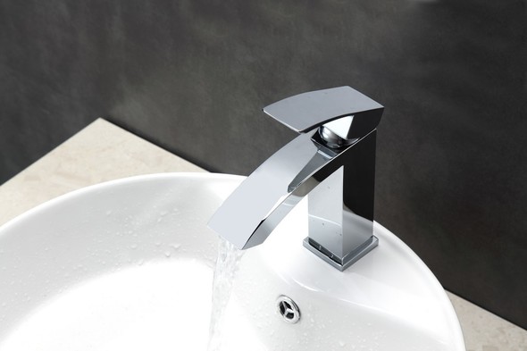 cheap vanity and sink KubeBath Bathroom Faucets Chrome