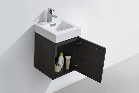 vanity design bathroom KubeBath Gray