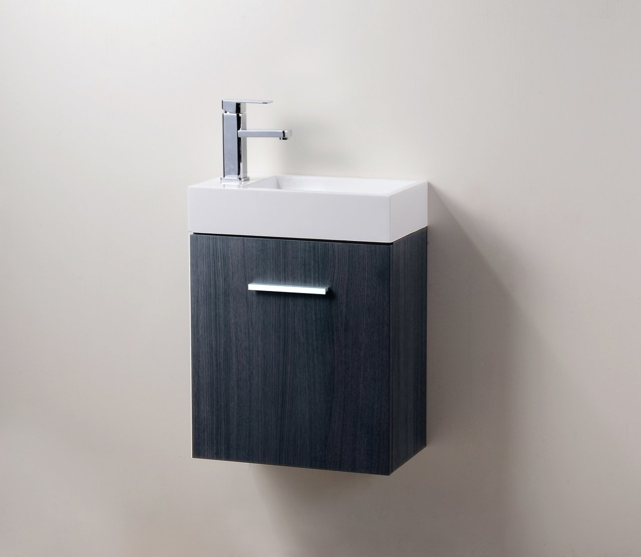 small grey bathroom cabinet KubeBath Bathroom Vanities Gray