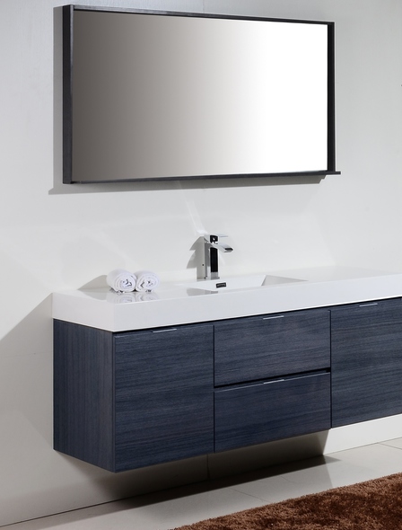 white oak bathroom vanity 30 KubeBath Gray