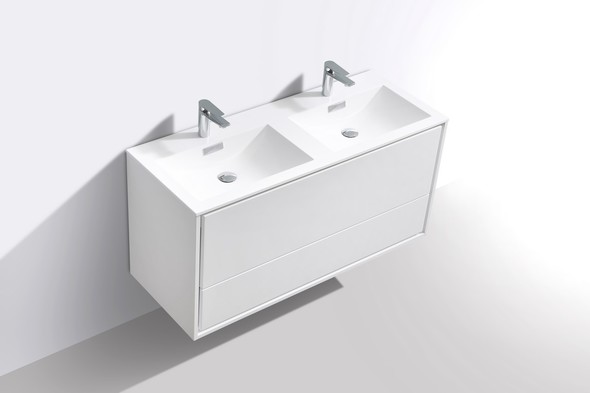 rustic bathroom sinks and vanities KubeBath White