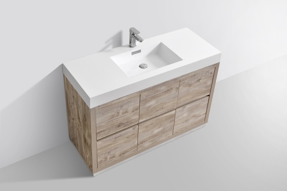 best free standing bathroom cabinets KubeBath Nature Wood