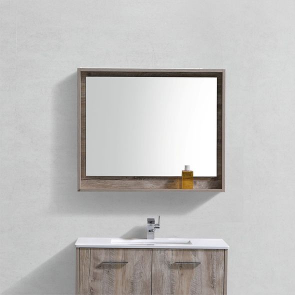 bathroom storage vanity KubeBath Bathroom Mirrors Nature Wood