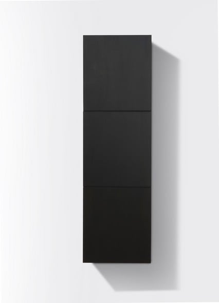 KubeBath Storage Cabinets Black Wood