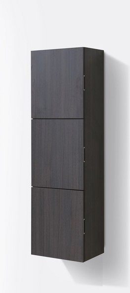  KubeBath Storage Cabinets High Gloss Gray Oak