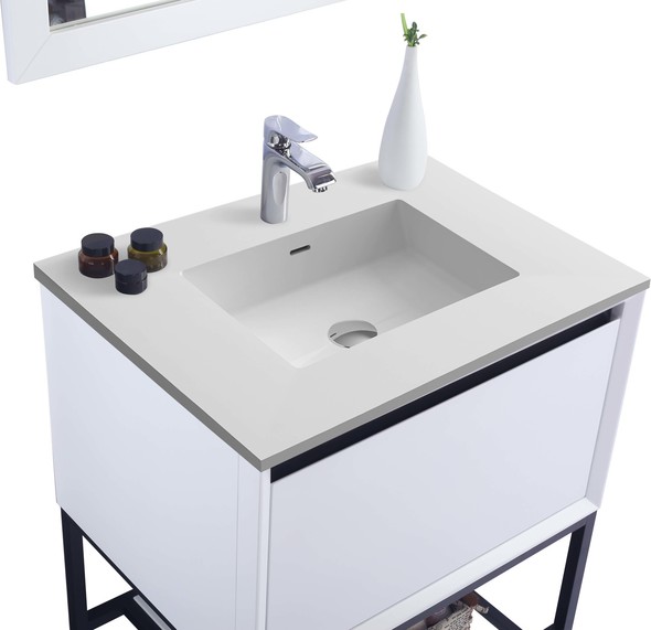 small vanity designs Laviva Vanity + Countertop Bathroom Vanities White Contemporary/Modern