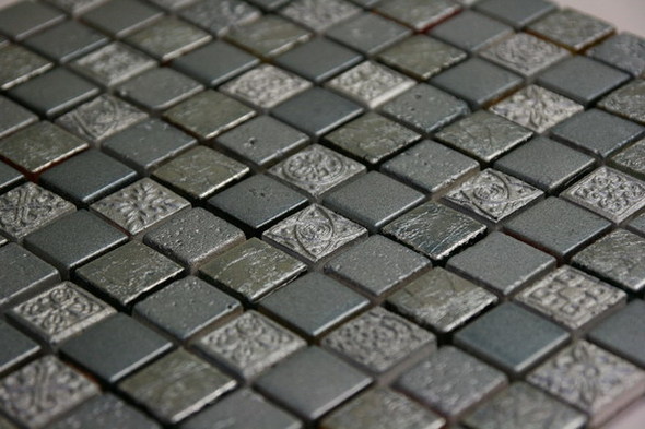 mosaic kitchen tiles Legion Furniture Light Steel Blue with Silver