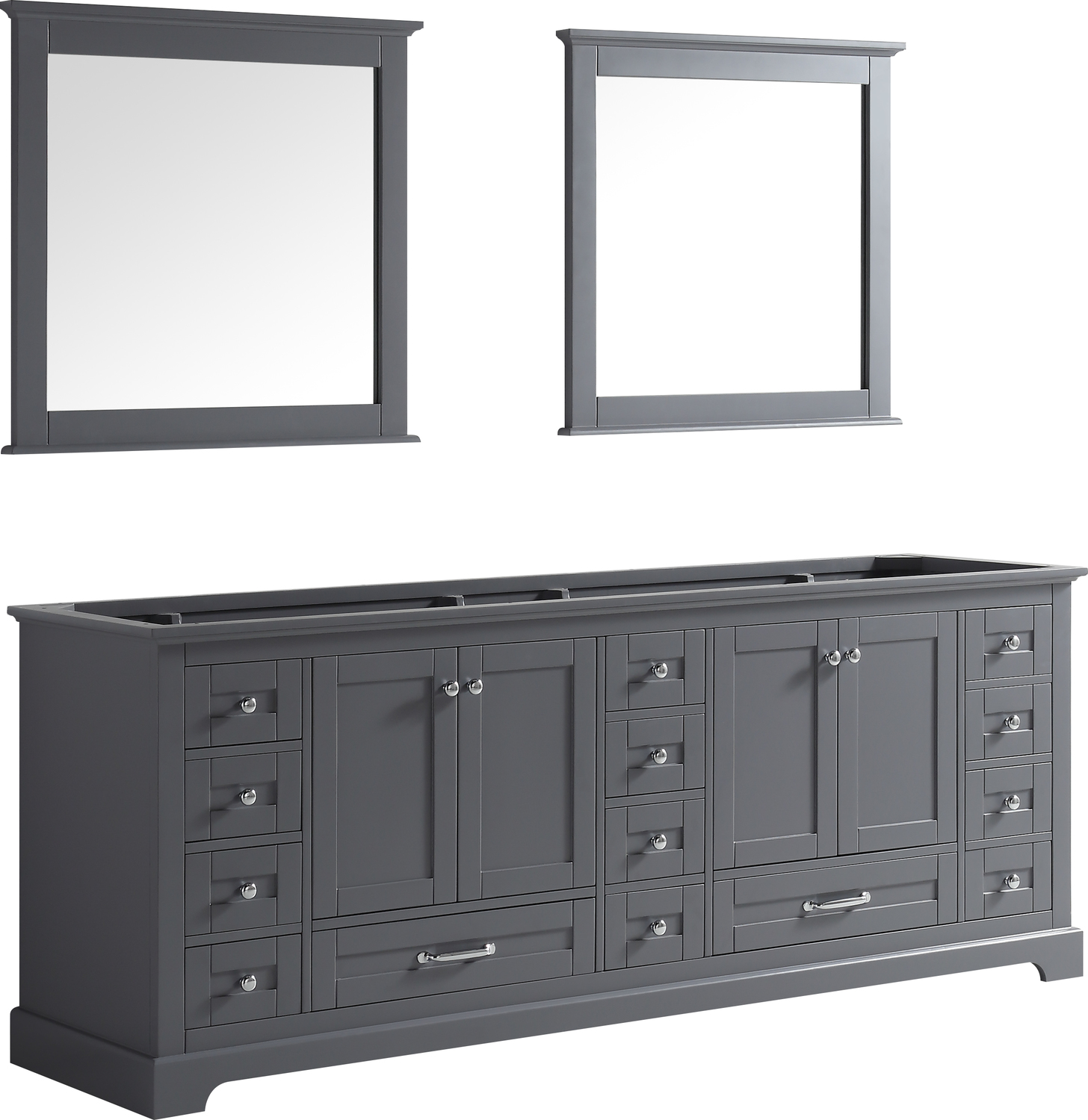 3 drawer bathroom cabinet Lexora Bathroom Vanities Dark Grey