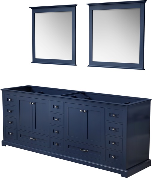 wooden bathroom cabinet Lexora Bathroom Vanities Navy Blue