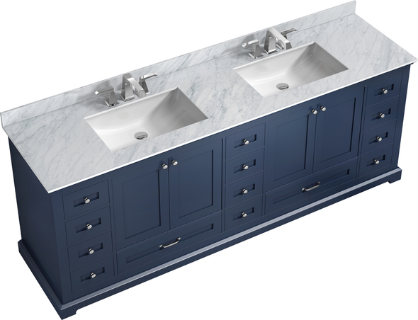40 vanity Lexora Bathroom Vanities Navy Blue