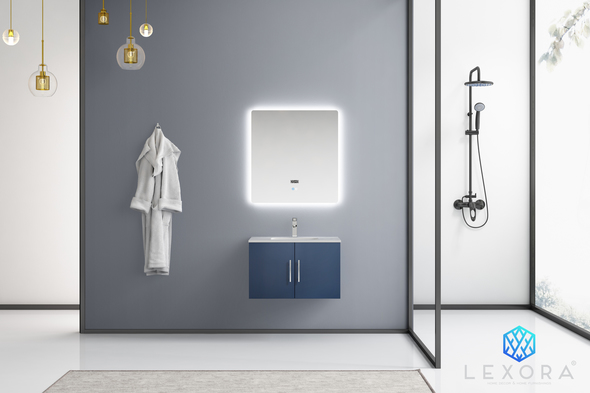 small bathroom sinks with storage Lexora Bathroom Vanities Navy Blue