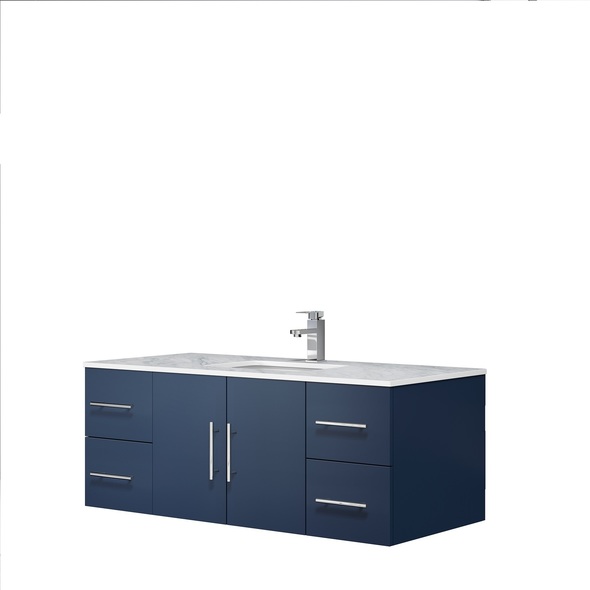 free standing bathroom cabinet under sink Lexora Bathroom Vanities Navy Blue