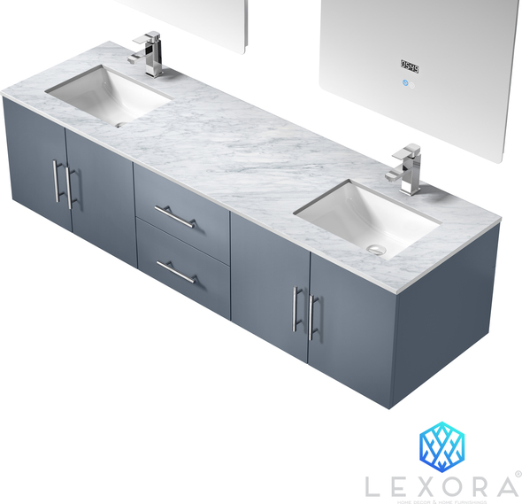 60 sink Lexora Bathroom Vanities Dark Grey