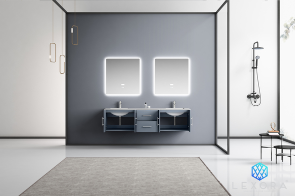 vanity in washroom Lexora Bathroom Vanities Dark Grey