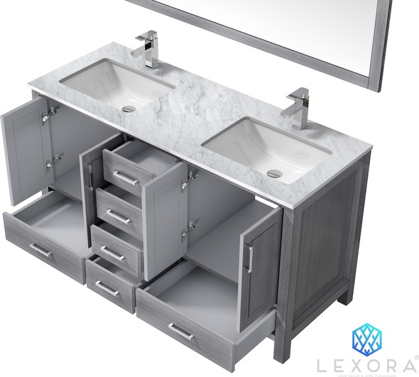 bathroom vanity unit and sink Lexora Bathroom Vanities Distressed Grey
