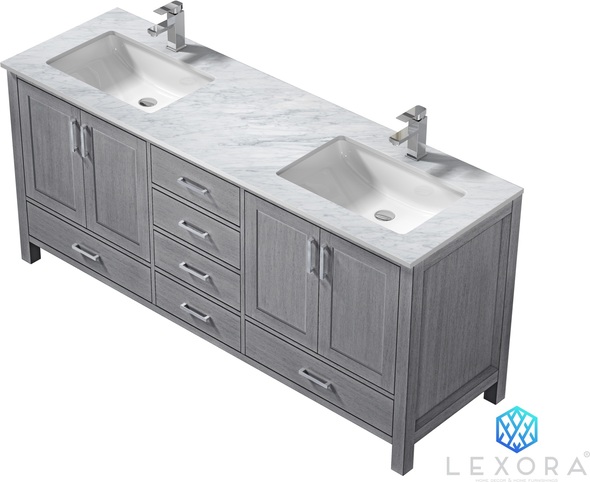 best bathroom double vanity Lexora Bathroom Vanities Distressed Grey
