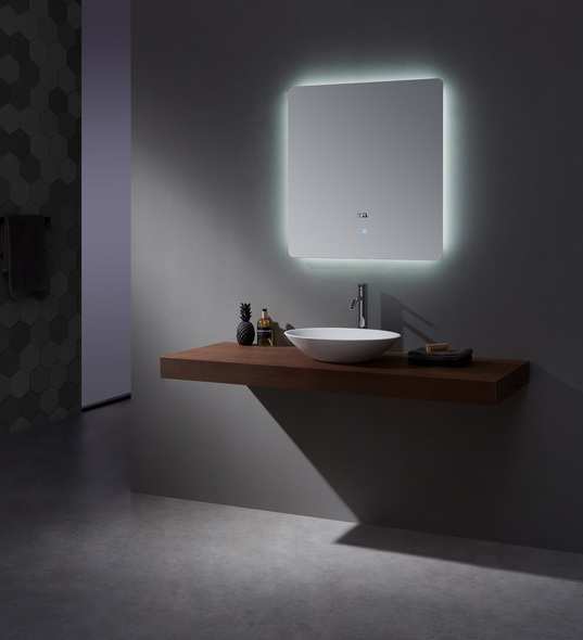 framed bathroom vanity mirrors Lexora LED Mirrors