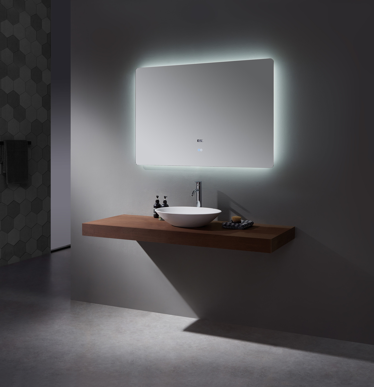 decorative bathroom vanity mirrors Lexora LED Mirrors