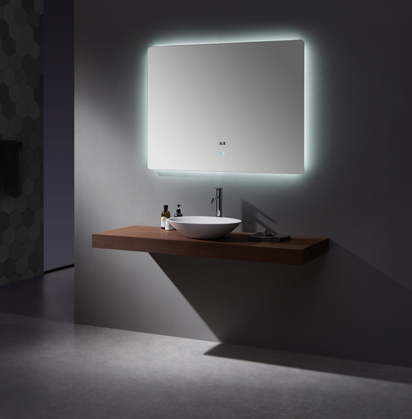 bathroom vanity with 3 mirrors Lexora LED Mirrors