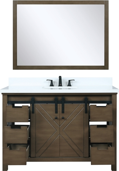double vanity cabinet only Lexora Bathroom Vanities Rustic Brown