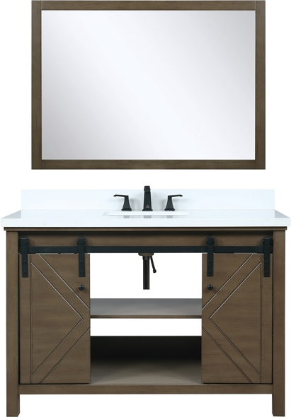 double vanity cabinet only Lexora Bathroom Vanities Rustic Brown