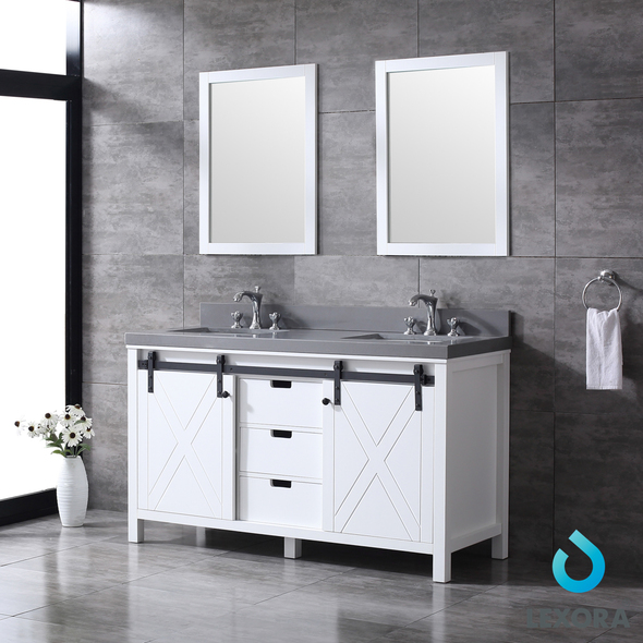 modern bathroom vanity 30 inch Lexora Bathroom Vanities White