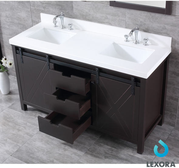 72 vanity cabinet only Lexora Bathroom Vanities Brown