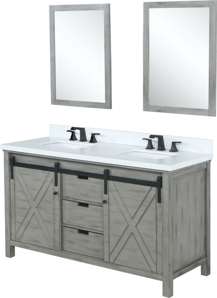 single sink vanity 30 inches Lexora Bathroom Vanities Ash Grey