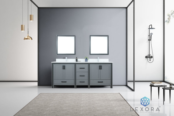 bathroom vanity with drawers only Lexora Bathroom Vanities Dark Grey