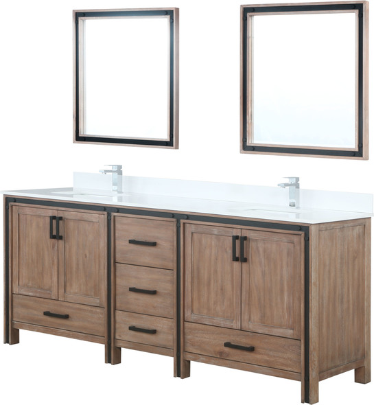 small corner sink vanity Lexora Bathroom Vanities Rustic Barnwood