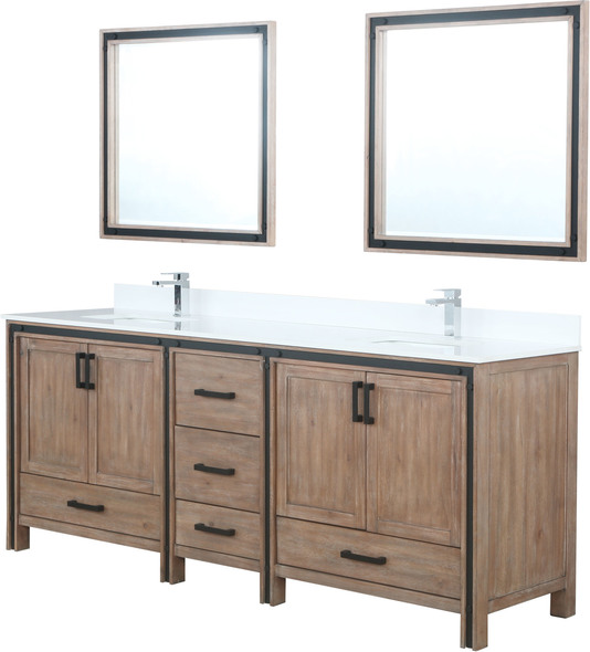 70 double vanity Lexora Bathroom Vanities Rustic Barnwood