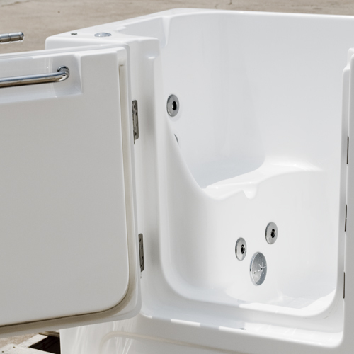 54 in freestanding tub meditub Whirlpool Walk-In Tub White