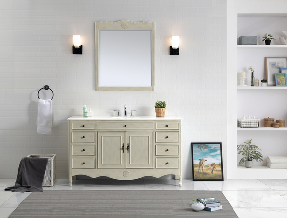 30 inch vanity cabinet only Modetti White Pearl Traditional