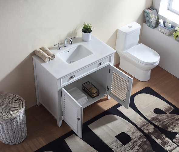 small corner bathroom sink vanity units Modetti Pure White Cottage