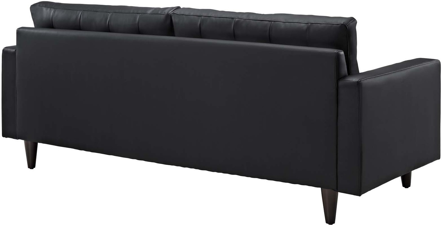 blue velvet sectional Modway Furniture Sofas and Armchairs Black