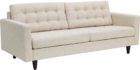 contemporary leather sectional sofa Modway Furniture Sofas and Armchairs Sofas and Loveseat Beige