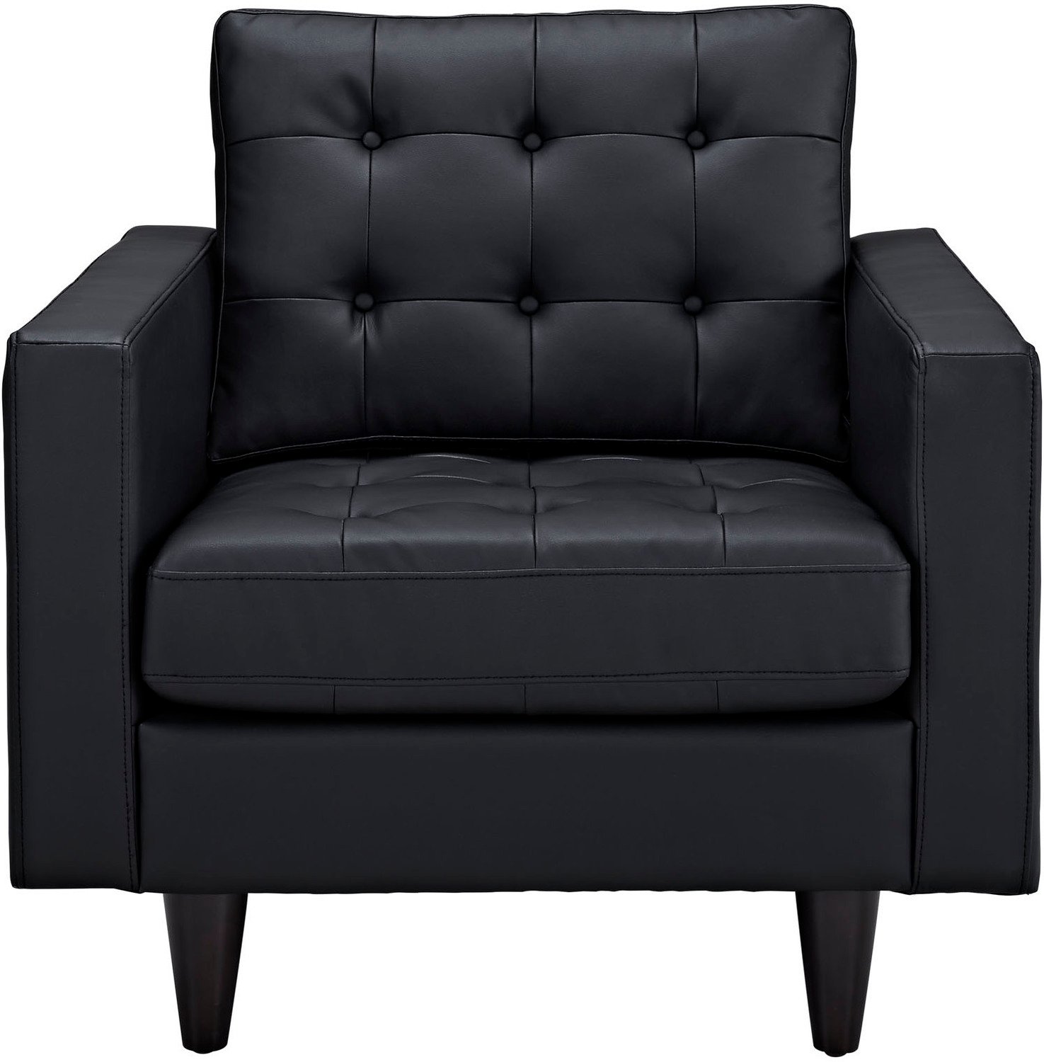 lounge chair black Modway Furniture Sofas and Armchairs Chairs Black