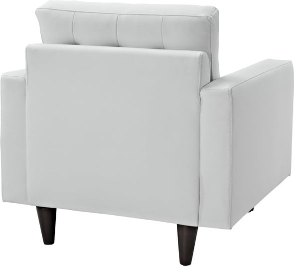 king chair for living room Modway Furniture Sofas and Armchairs White
