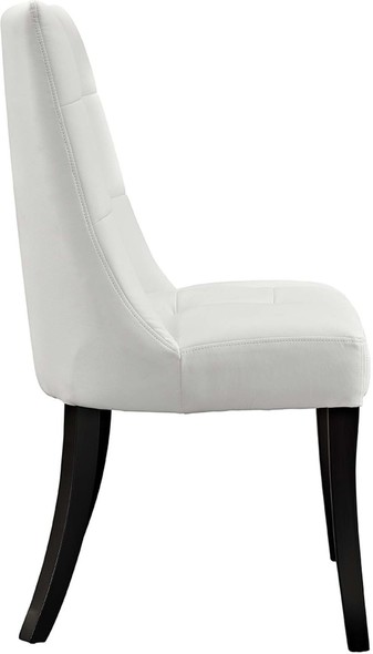 beige color dining chairs Modway Furniture Dining Chairs White