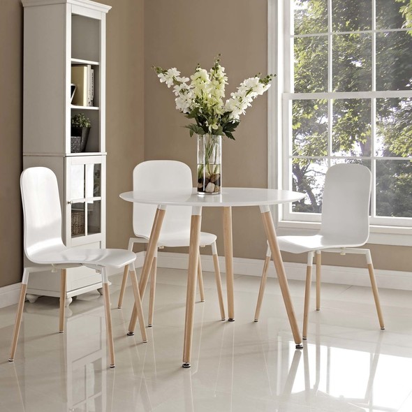 coastal dining room sets for 6 Modway Furniture Bar and Dining Tables Dining Room Tables White